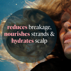 Viviscal creamy conditioner texture demonstrating lightweight hydration benefit
