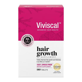 Viviscal front packaging showing bottle and brand for trusted hair support