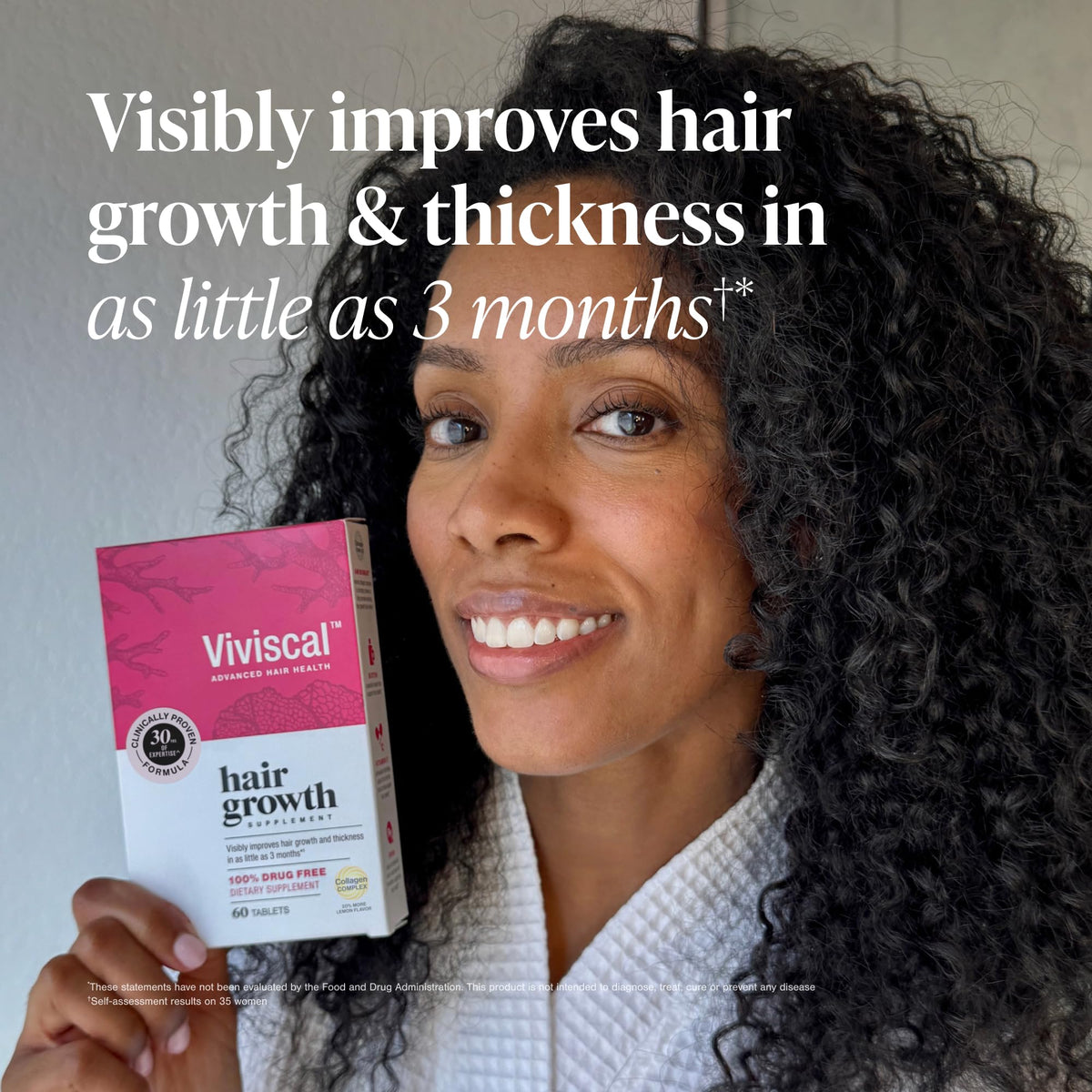Viviscal label and nutritional facts highlighting key ingredients and benefits