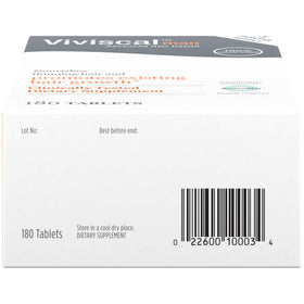 Flatlay of Viviscal Man with vitamin and marine extract ingredients highlighted