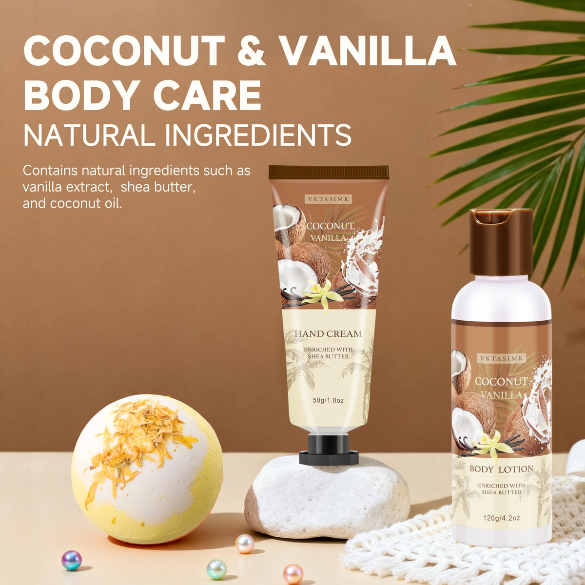 VKTASIMK Himalayan bath salts on spoon for relaxing soak benefit