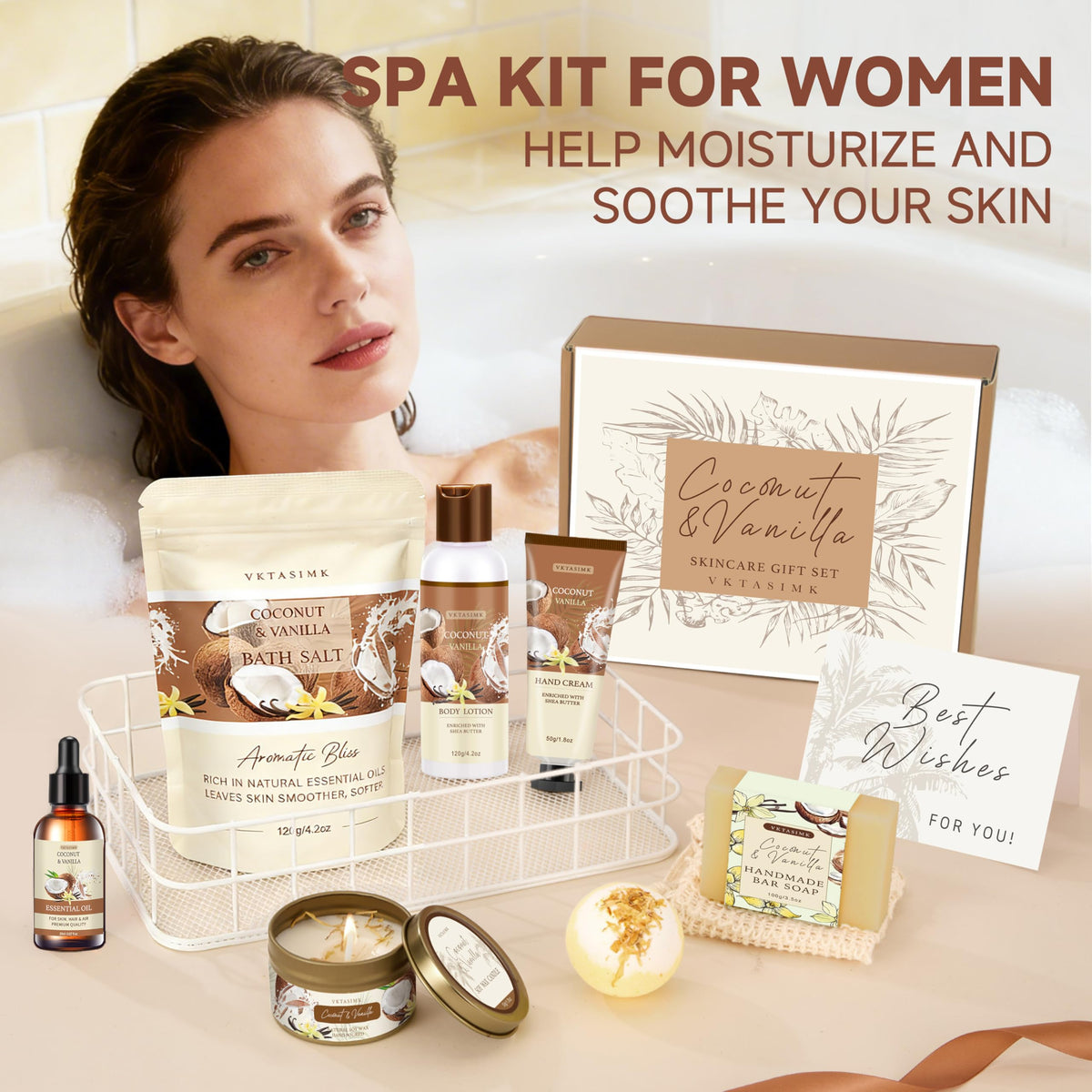 VKTASIMK gift box styled in living room for effortless gifting and presentation benefit