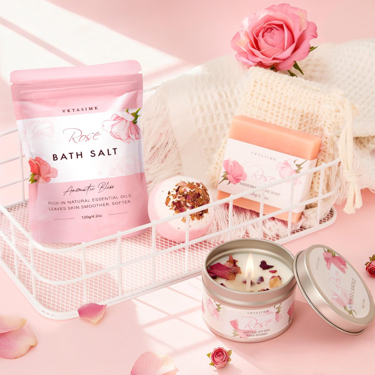 VKTASIMK lip balm beside greeting card — personal touch and daily care benefit