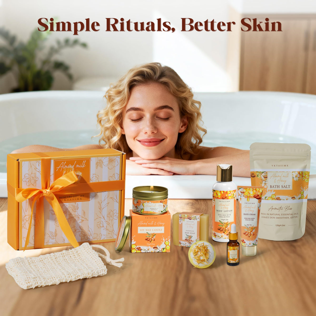 VKTASIMK sisal soap bag texture demonstrating gentle exfoliation and extended soap life