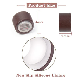 Vlasy closeup of silicone-lined interior demonstrating gentle hair protection and grip