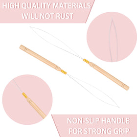 vlasy closeup stainless loop tip highlighting precision and smooth glide