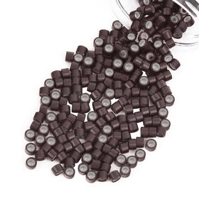 Vlasy front packaging showing 200 brown micro rings and product count for easy identification