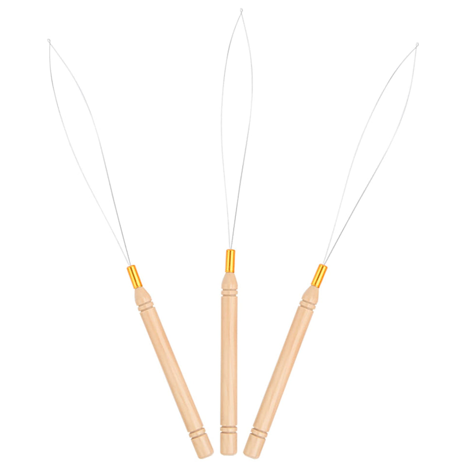 vlasy front view threader kit showing all three tools and benefits ease