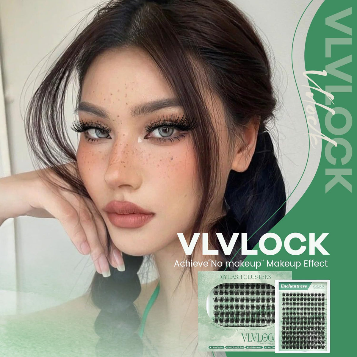 VLVLOCK precision tweezers placing a cluster for controlled application