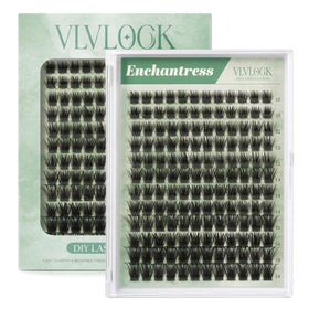 VLVLOCK Enchantress front packaging showing mixed 10–18mm clusters for versatile styling