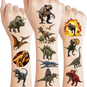 VNXCRAFTIES front packaging showing 96pcs and colorful dinosaur designs for easy gifting