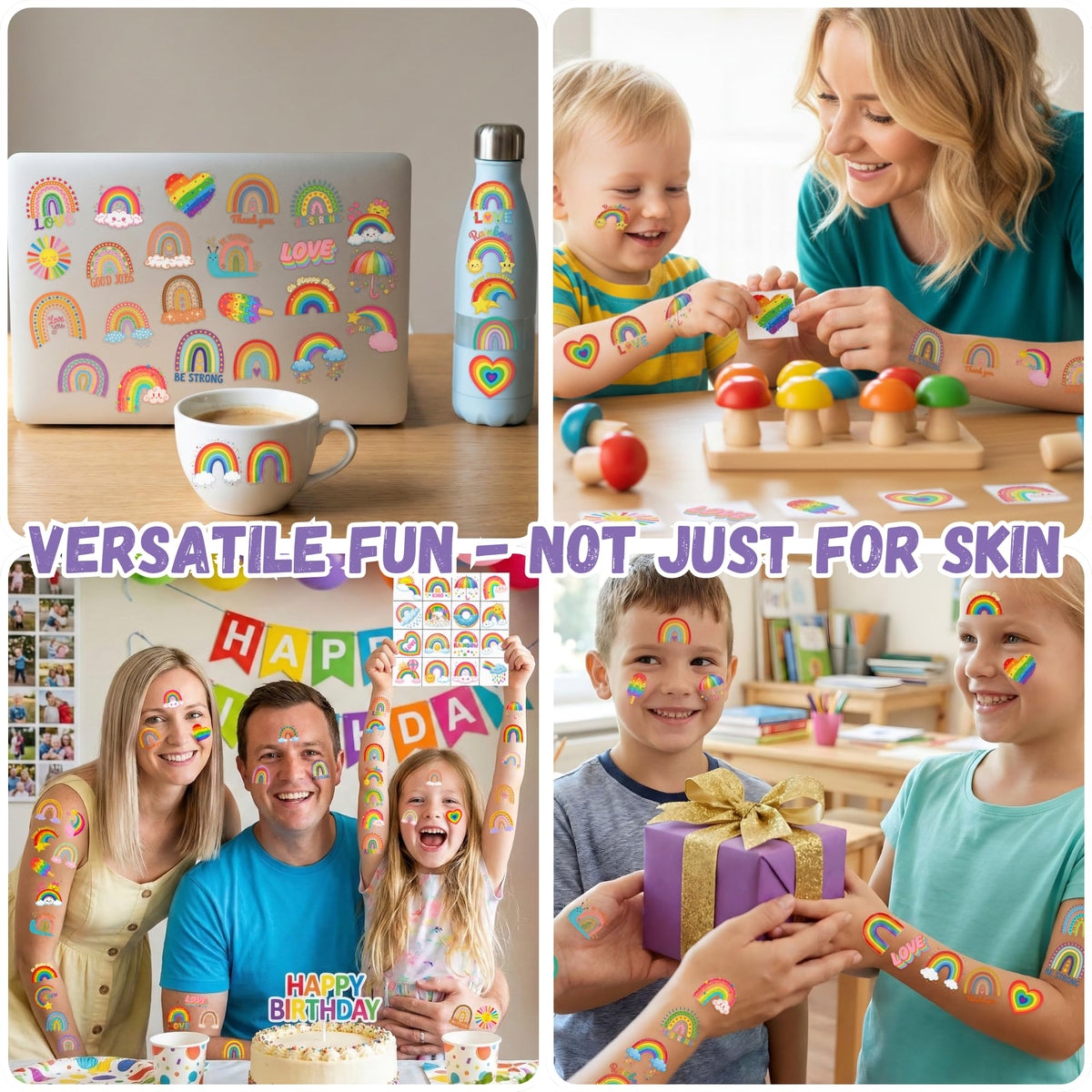 VNXCRAFTIES party favor display with wrapped goodies showing gifting versatility