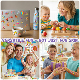 VNXCRAFTIES washing tattoo off skin showing easy removal with soap