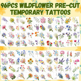 VNXCRAFTIES close-up on tattoo ink detail highlighting crisp floral artwork