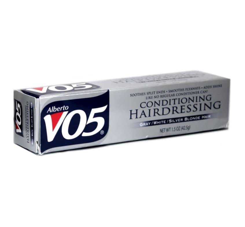 VO5 before and after comparison showing increased shine and control
