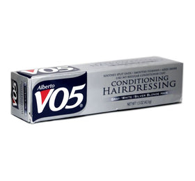 VO5 before and after comparison showing increased shine and control