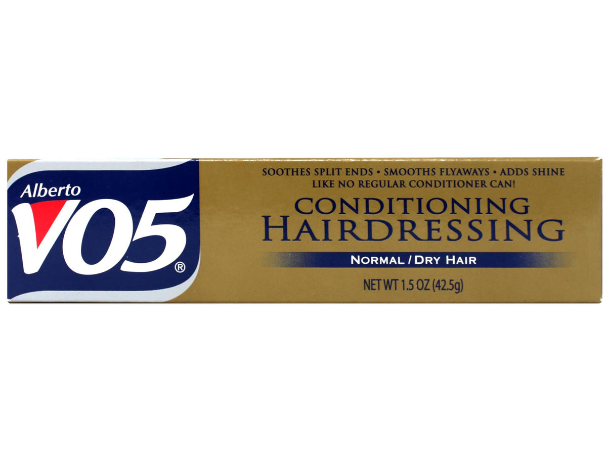 VO5 tube front packaging showing product name and size benefits shine