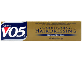 VO5 tube front packaging showing product name and size benefits shine
