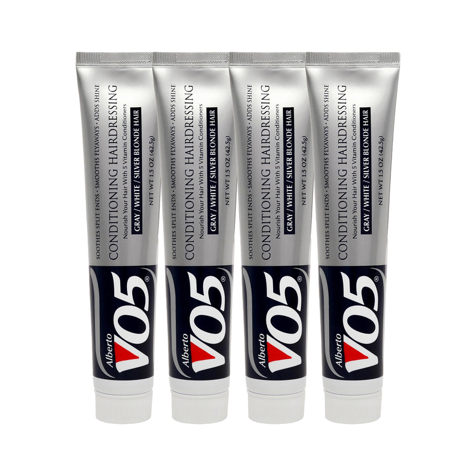VO5 front bottle showing label and size, emphasizes targeted smoothing benefit