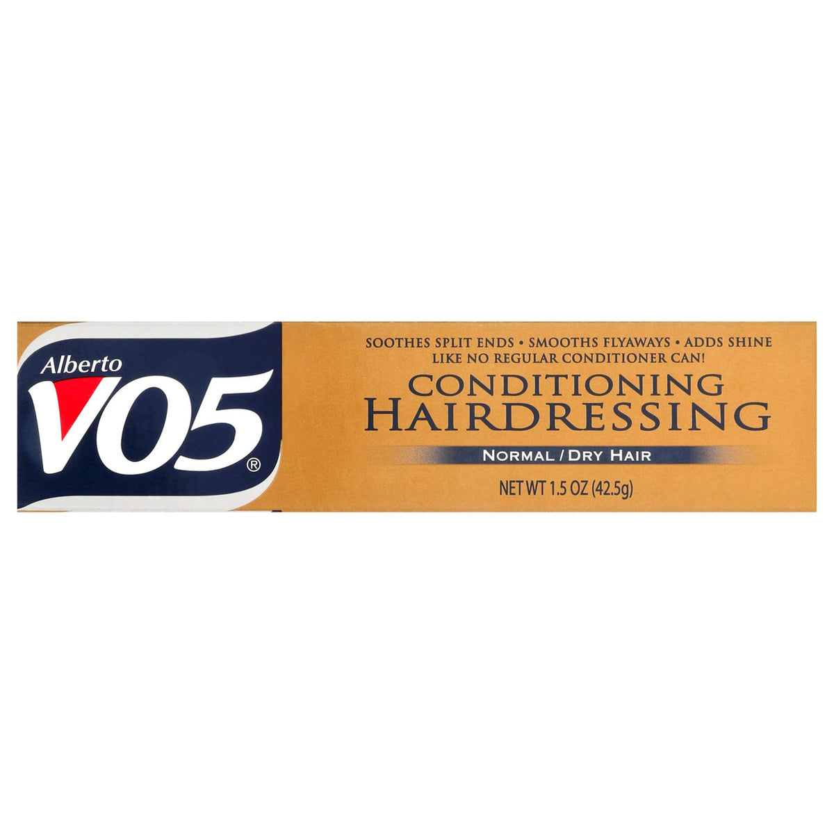 VO5 texture close-up of thick, concentrated conditioner, demonstrates rich smoothing finish