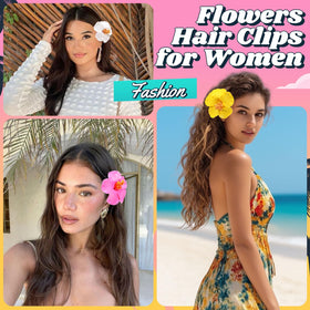 VOBOBE hair clip worn at the beach shows secure styling and vacation-ready appeal