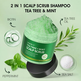 VOERUY texture close-up showing grainy scrub particles that clarify and exfoliate effectively
