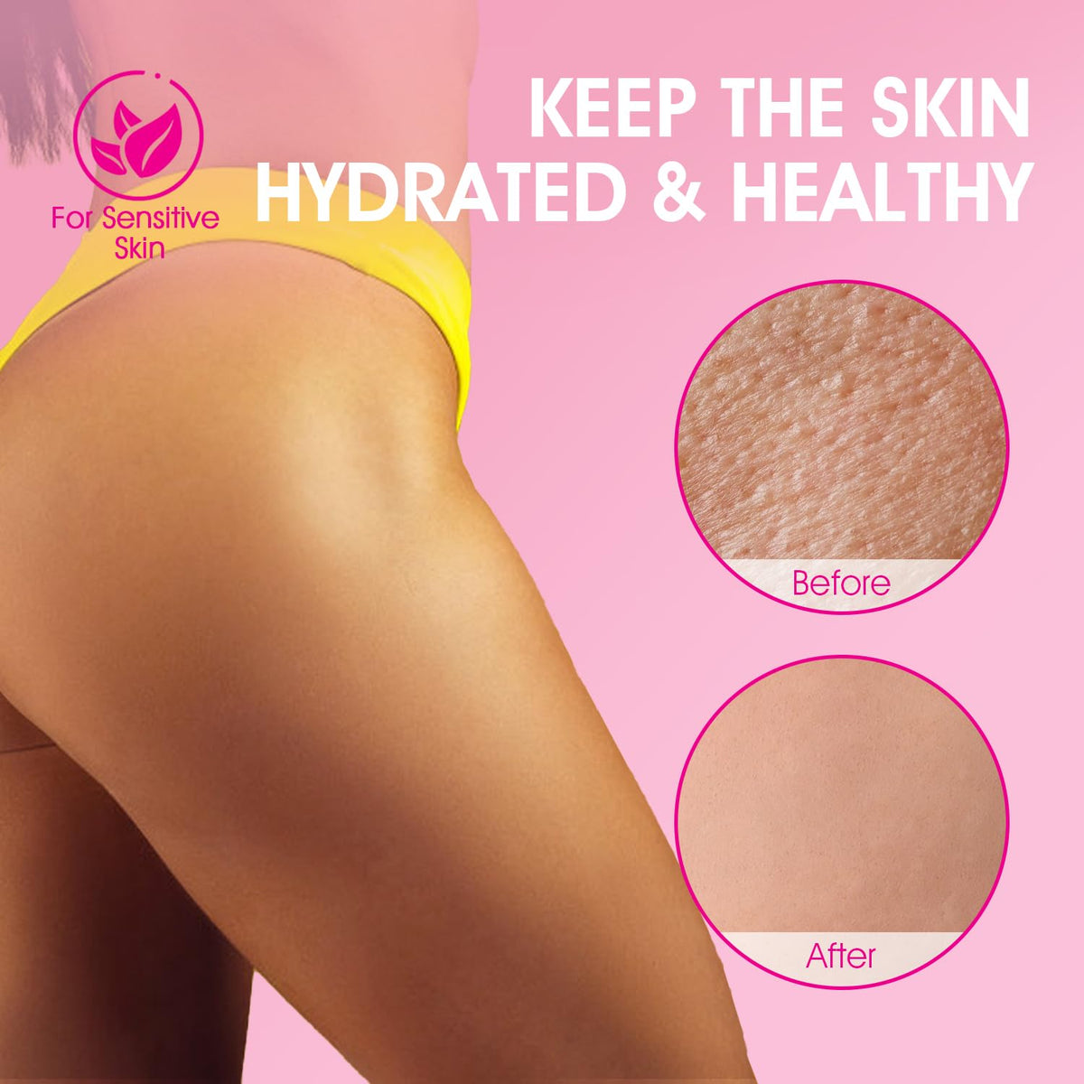 VOERUY underarm use after shaving to soothe and prevent bumps