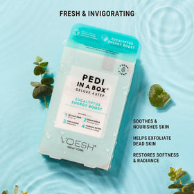 VOESH massage butter on spatula poised for application, deeply hydrating finish