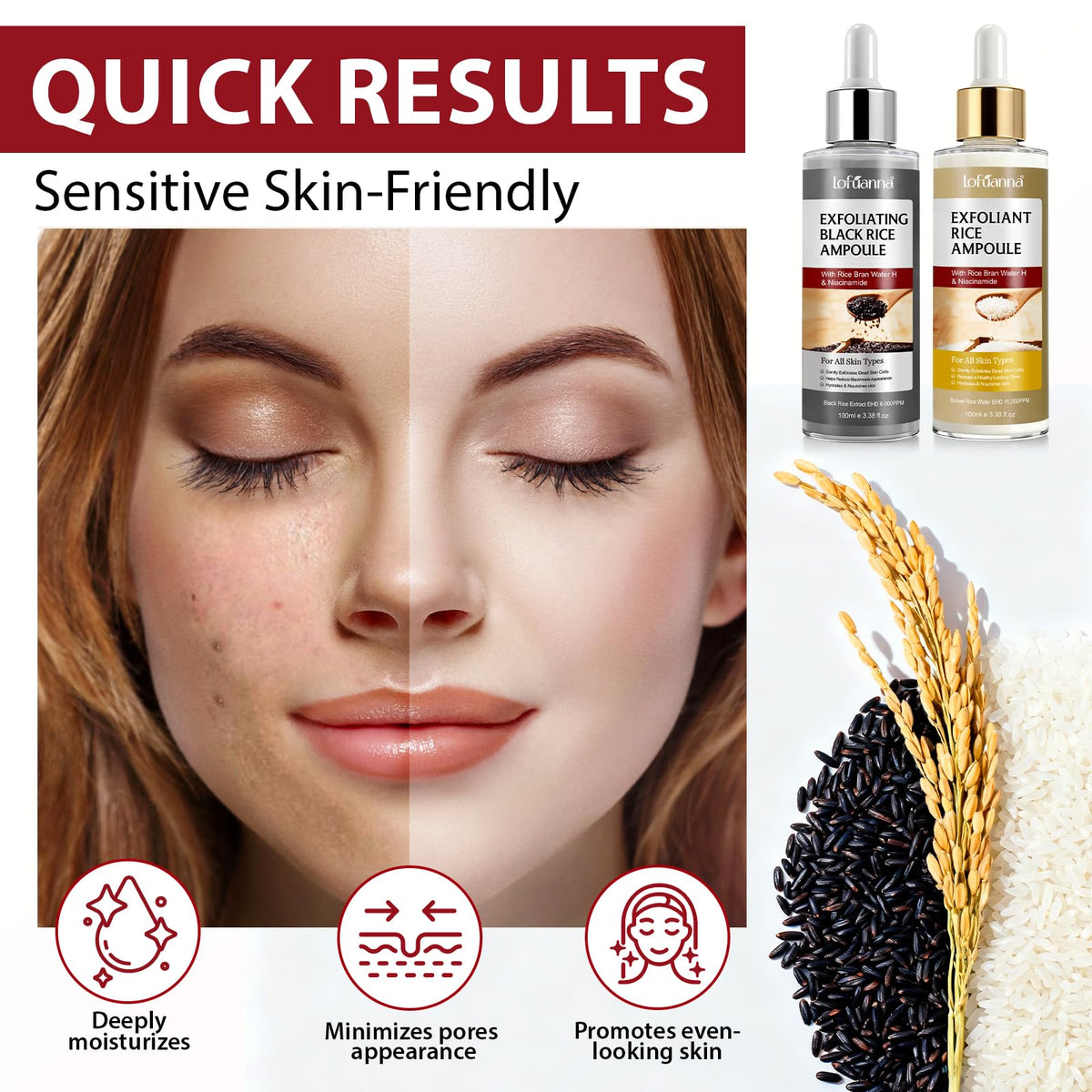 VOFANK serum texture on fingertip, demonstrates lightweight hydrating finish
