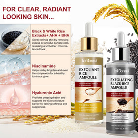 VOFANK product label close-up, reveals key actives for brightening and pore care