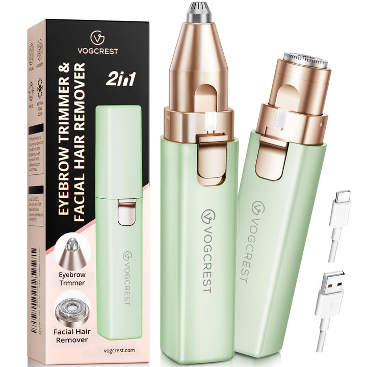 VG VOGCREST front view of compact trimmer showing sleek design and portability