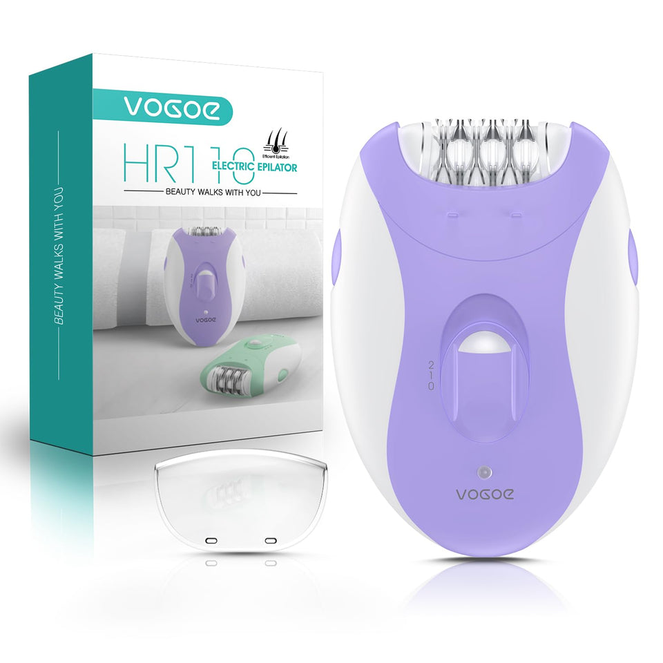 VOGOE HR110 front view showing ergonomic design and purple finish for easy handling
