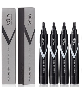 VOID Homme front packaging showing four beard pens and benefits