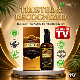 VoilaVe cold-pressed argan kernels conveying sustainable sourcing benefit