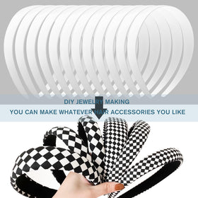 VOKOY headband next to measuring tape showing 1 inch width for scale