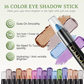 VolksRose applying to lid demonstrating easy, precise application for fast looks