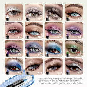 VolksRose arm swatches illustrating pigment payoff and blendability benefits