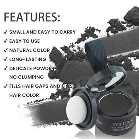 VOLLUCK compact beside a coin to show travel-friendly size advantage
