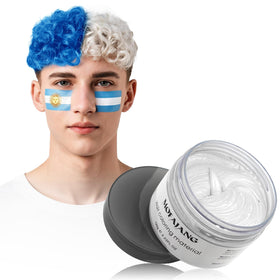 VOLLUCK white pomade front pot showing label and size for clear identification and convenience