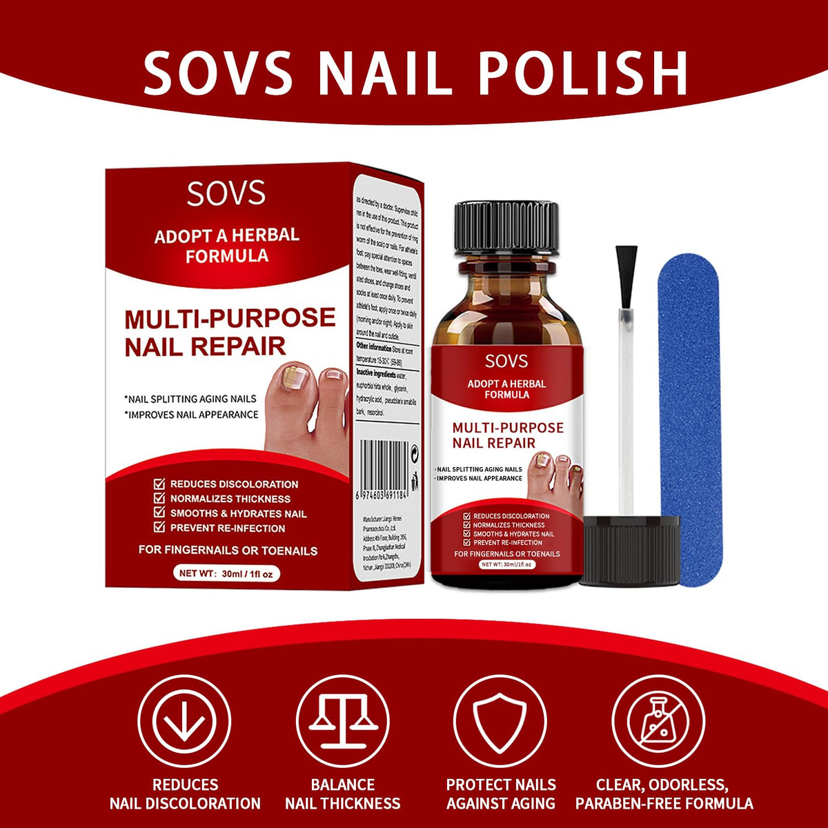 Voltixyn included nail file photo showing preparation step for better product contact
