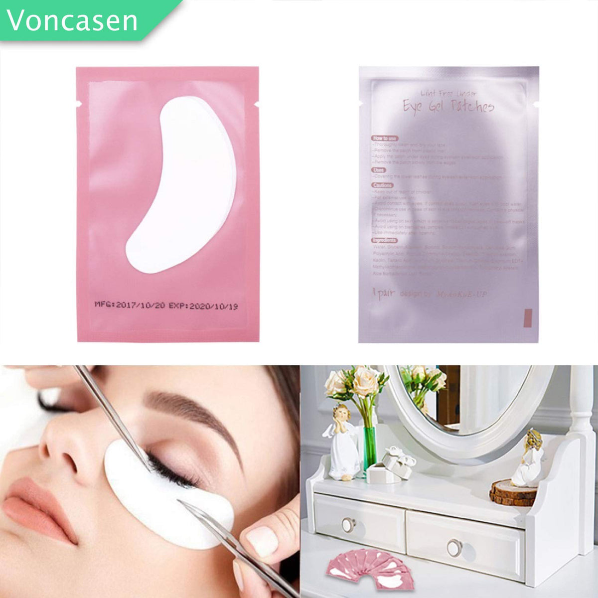 Voncasen gel texture detail highlighting cooling, comfortable contact