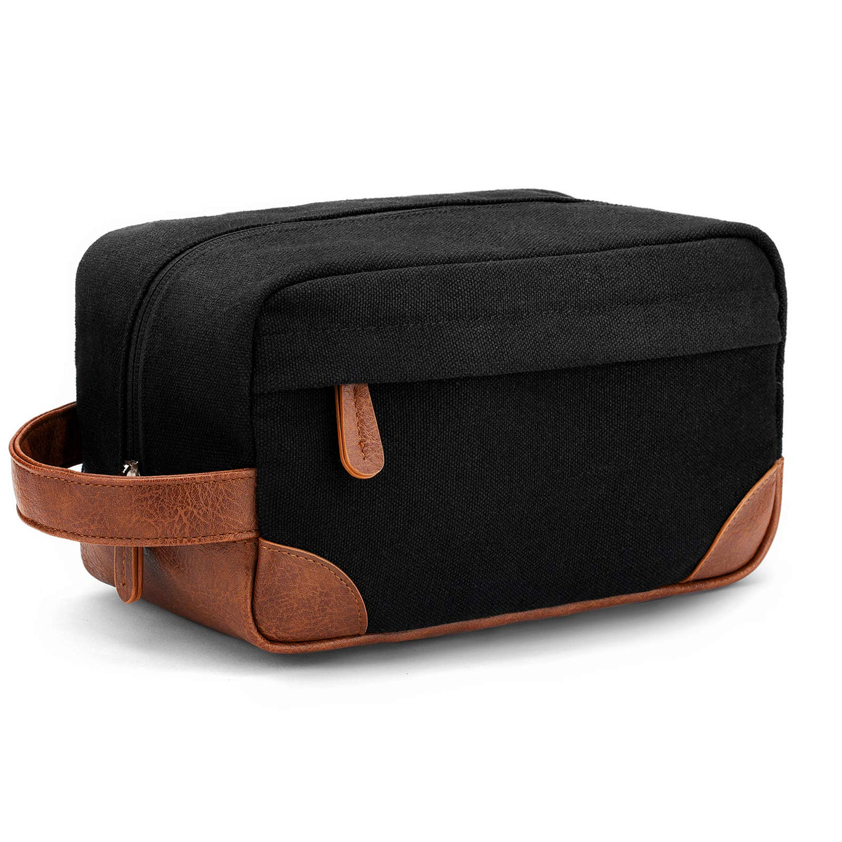 Vorspack front view showing sleek black canvas and organized pockets benefit durable styling