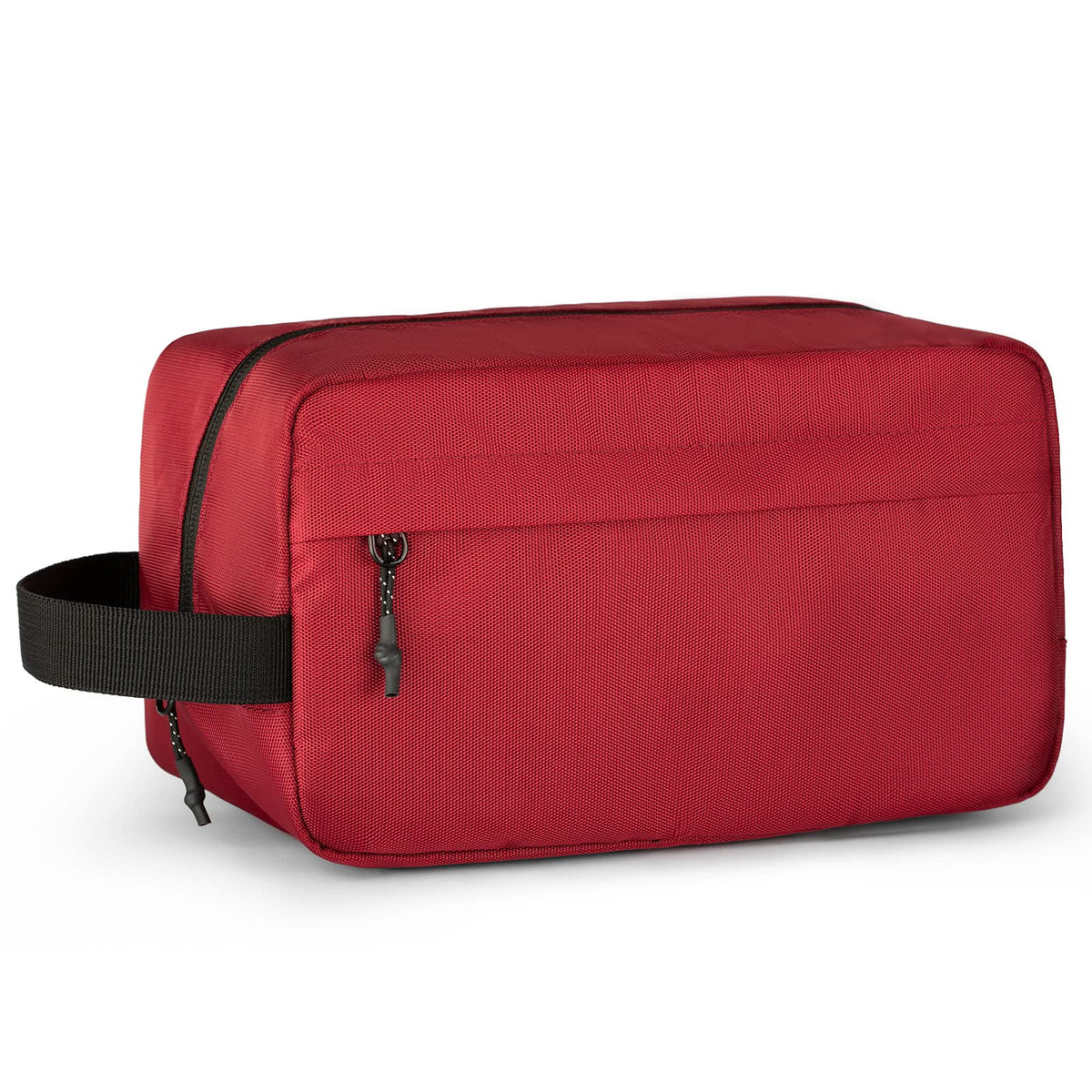 Vorspack front view maroon showing roomy exterior and front pocket benefit: easy grab