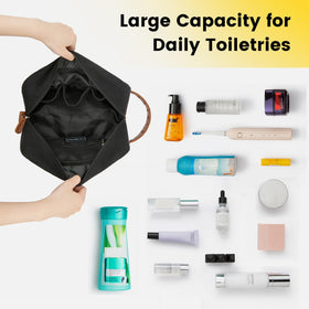 Vorspack inside suitcase demonstrating compact size and travel-ready benefit efficient packing