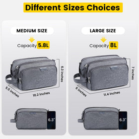 Vorspack interior organization with mesh pockets and elastic bands for tidiness