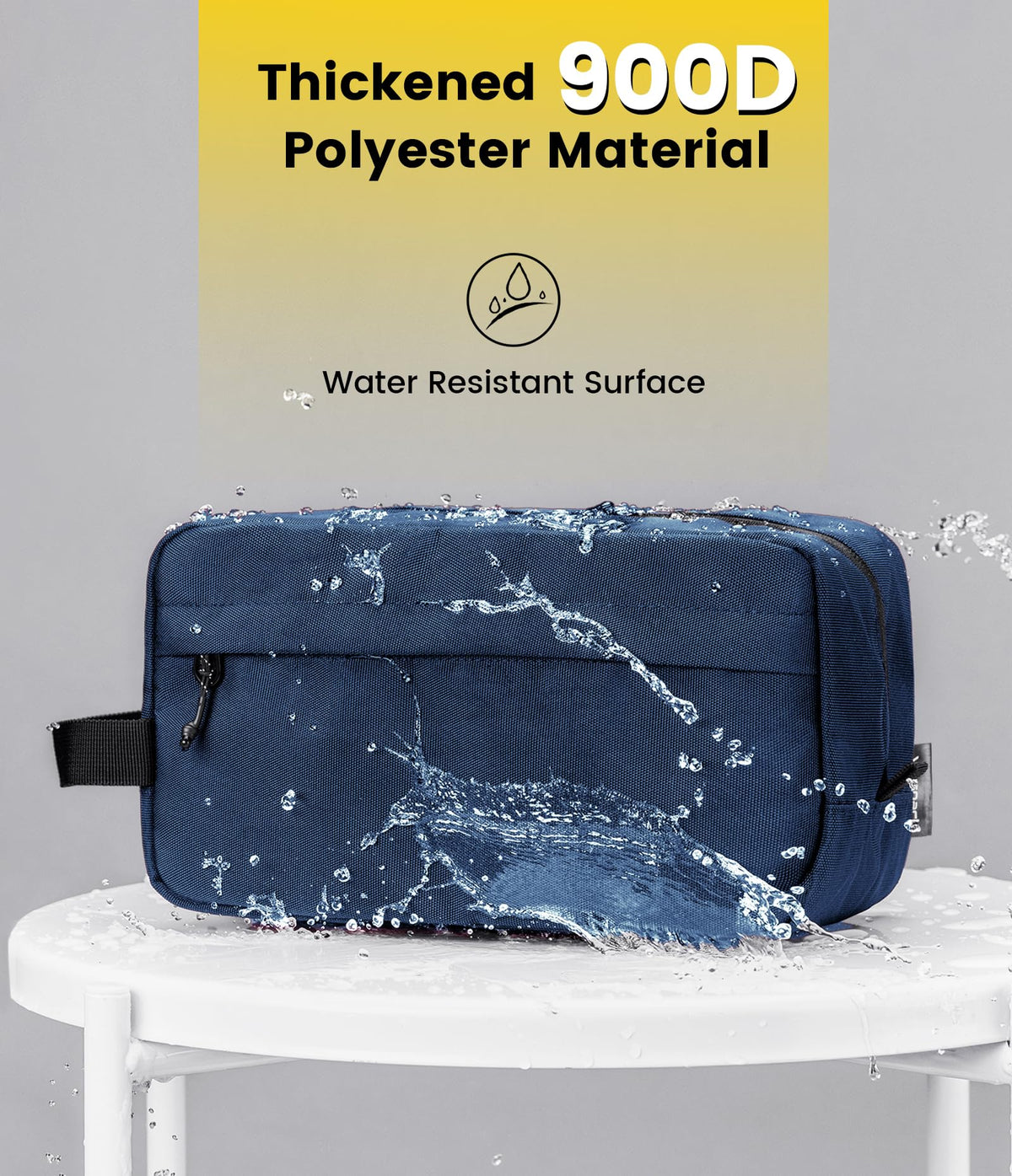 Vorspack close-up of internal mesh pockets keeping small toiletries visible and secure
