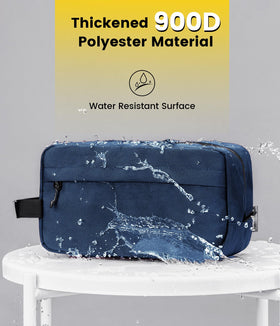 Vorspack close-up of internal mesh pockets keeping small toiletries visible and secure