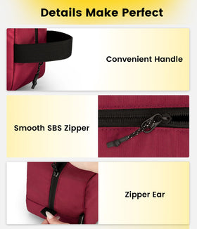 Vorspack size comparison with toiletries showing scale benefit: fits travel essentials
