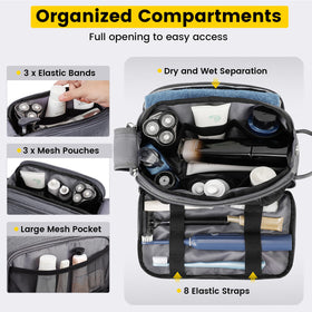 Vorspack wide opening dual zipper revealing full visibility of contents