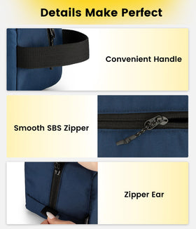 Vorspack zipper and handle detail demonstrating smooth pull and convenient carry